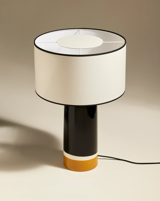 Lámpara Sicilia Noir-Ocre Maison Sarah Lavoine