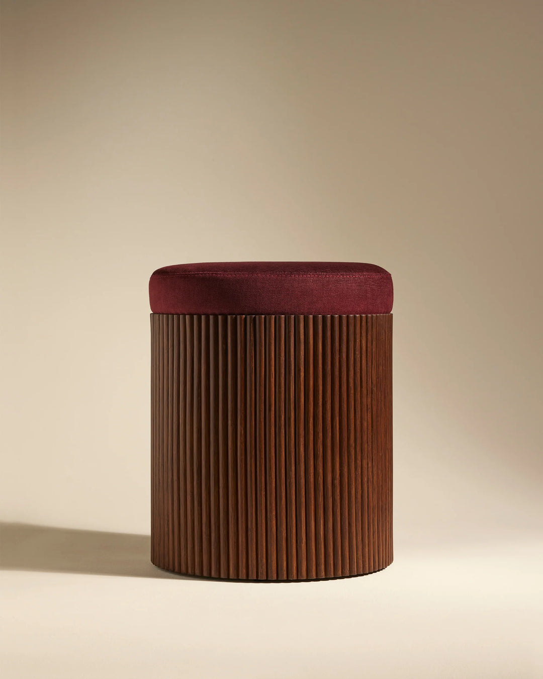 Pouf Riviera Burgundy