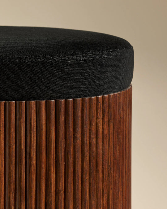 Riviera Black Pouf