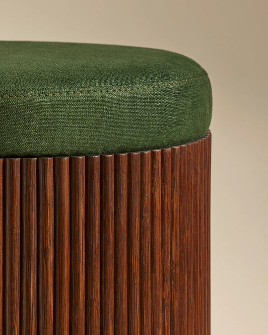 Riviera Green Pouf