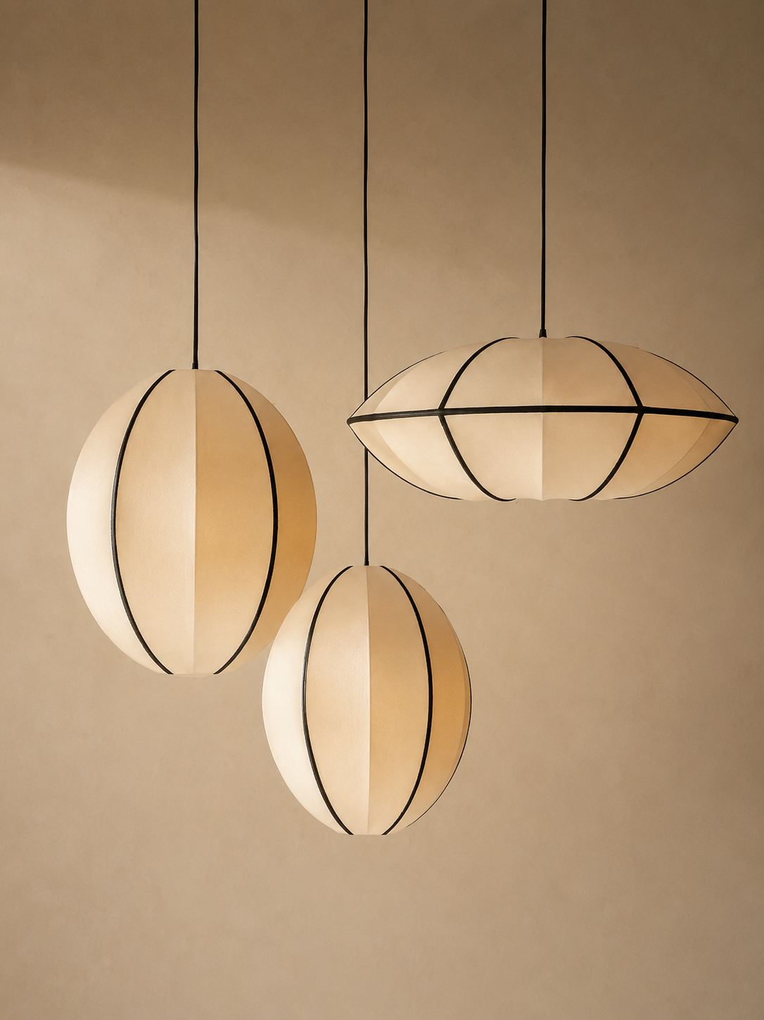 Indochina Oval Classic Cream Lamp