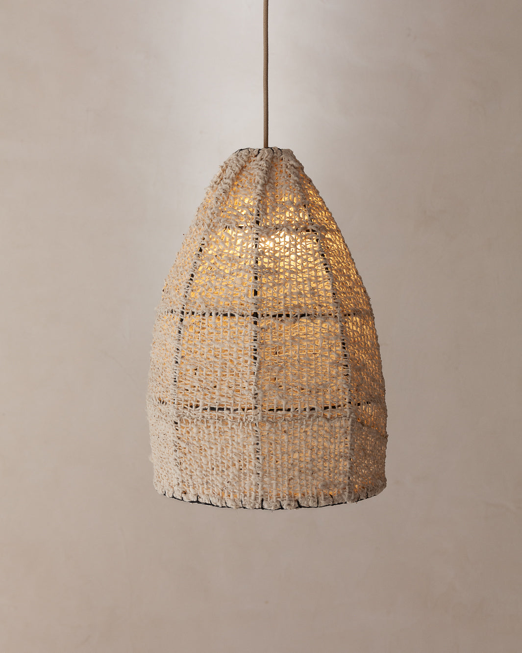 "Afghane" handmade cotton lamp XS