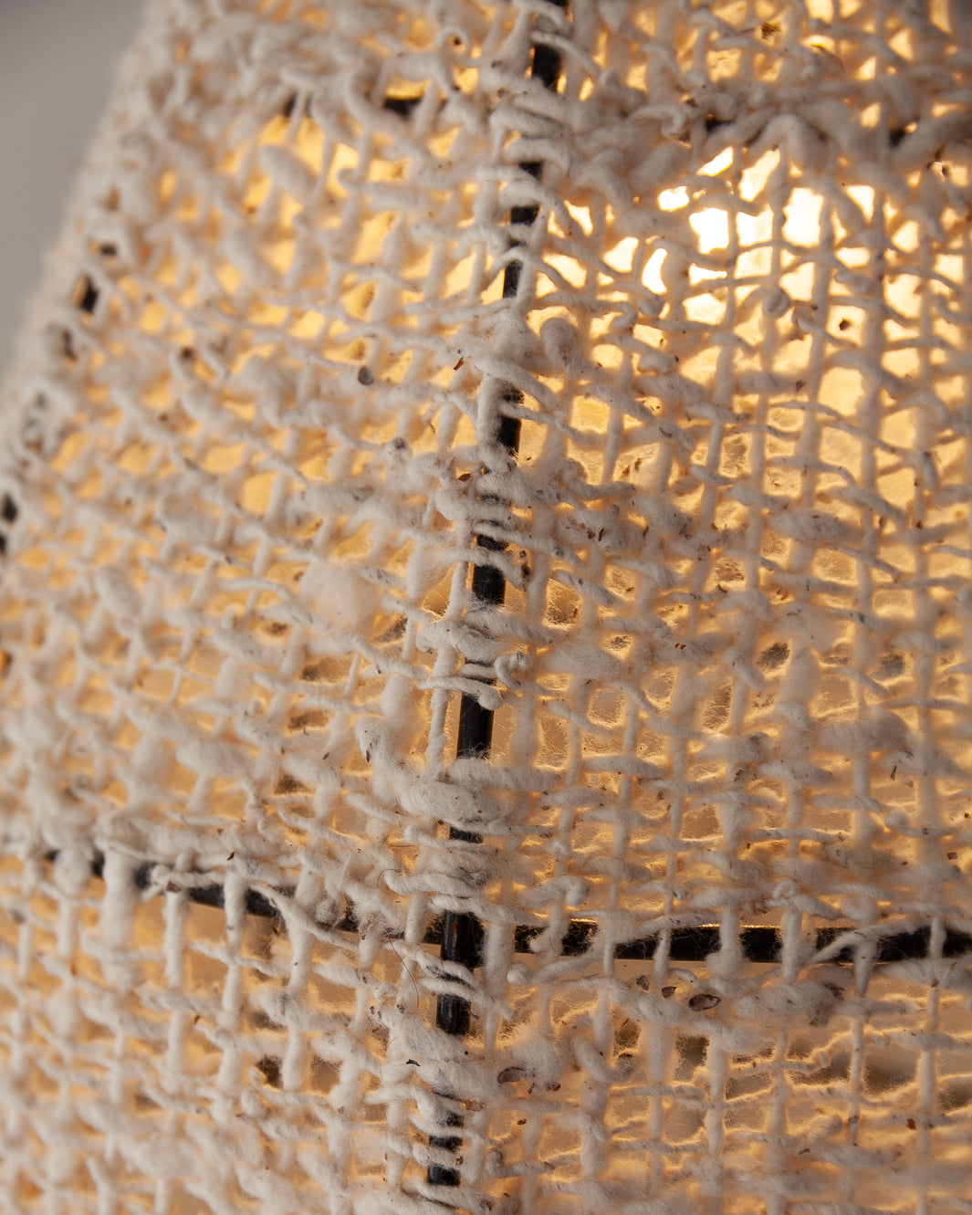 "Afghane" handmade cotton lamp XS