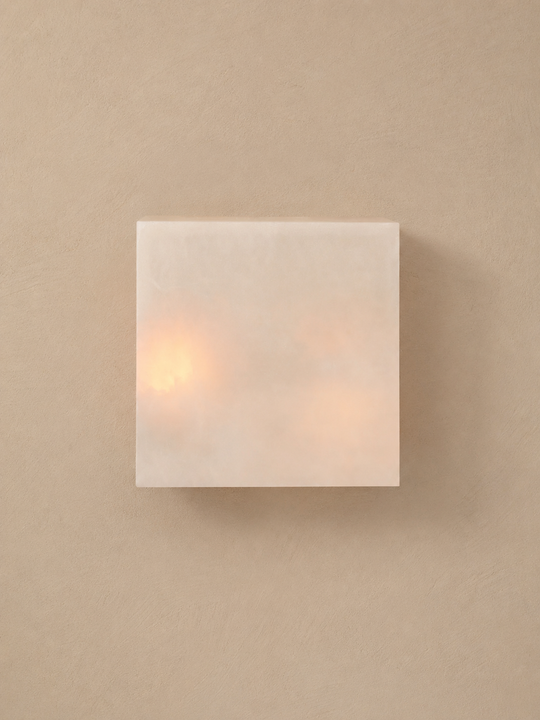 Frene white alabaster wall lamp Simone &amp; Marcel