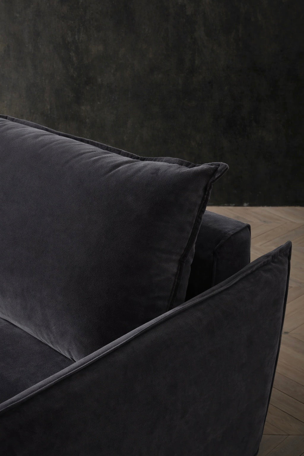 Urban Anthracite Velvet Sofa Bed