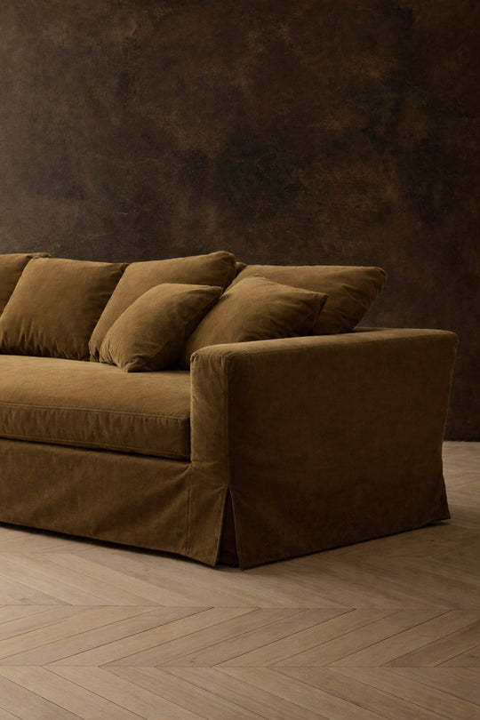 Omaanda Army Velvet Sofa