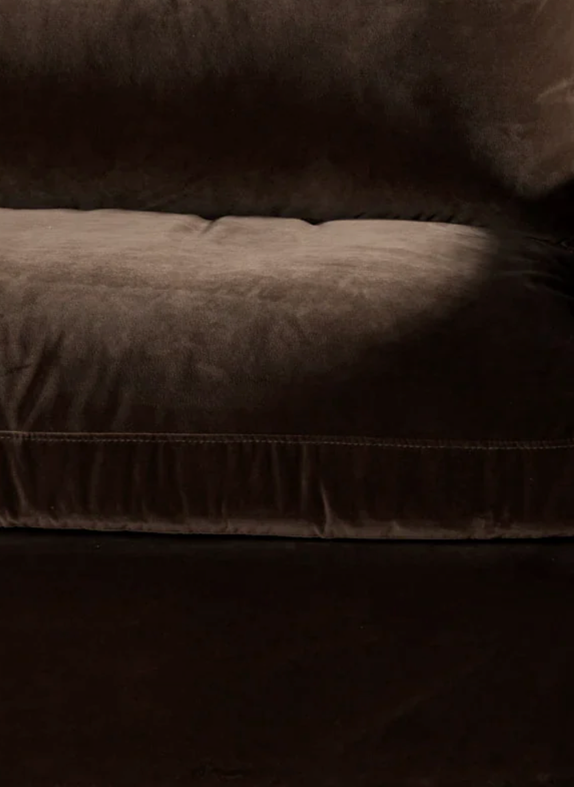 Soho Cocoa Velvet Sofa