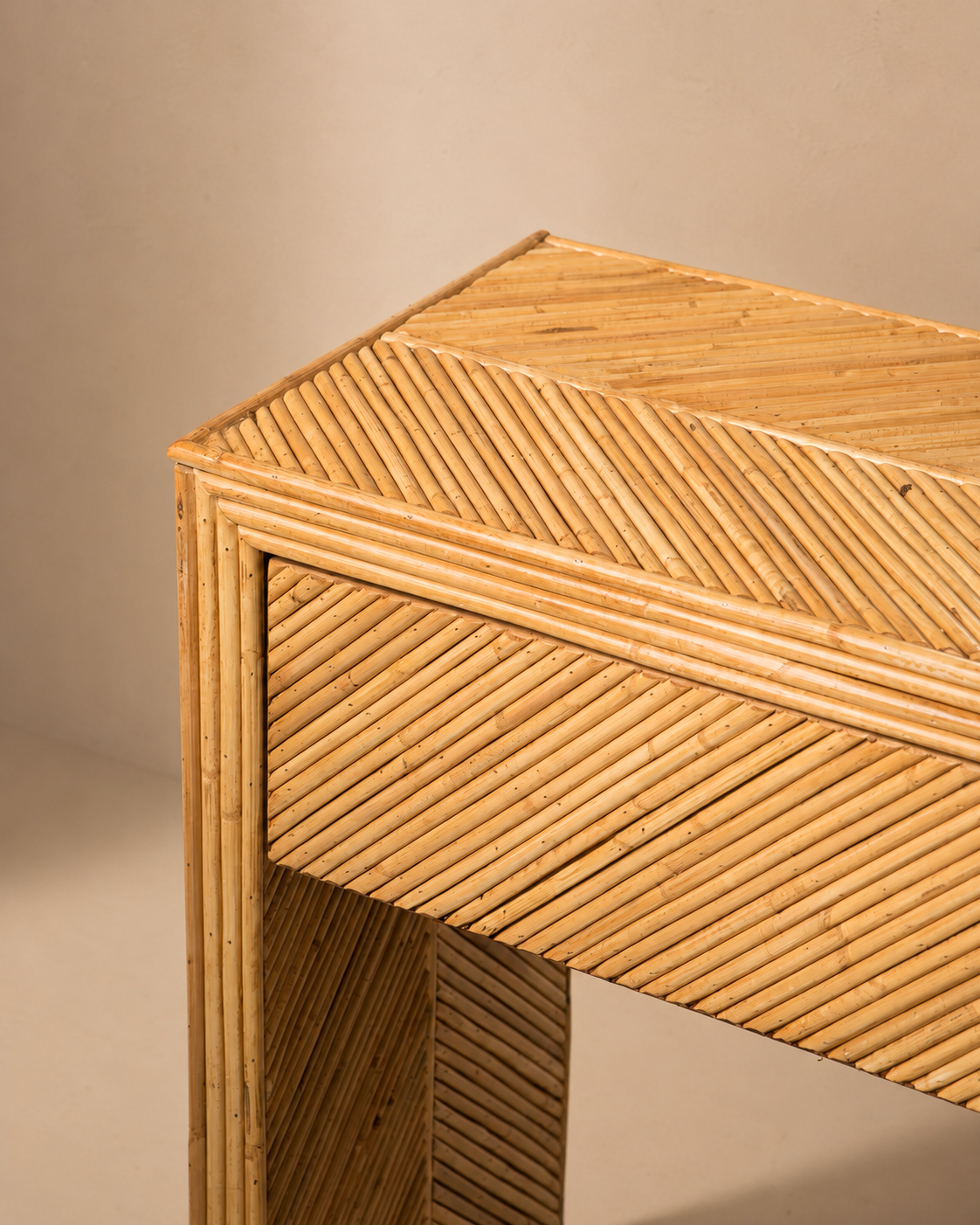 Italian bamboo dressing table
