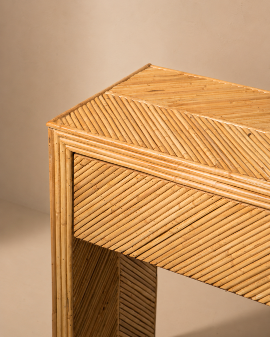 Italian bamboo dressing table