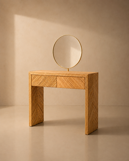 Italian bamboo dressing table