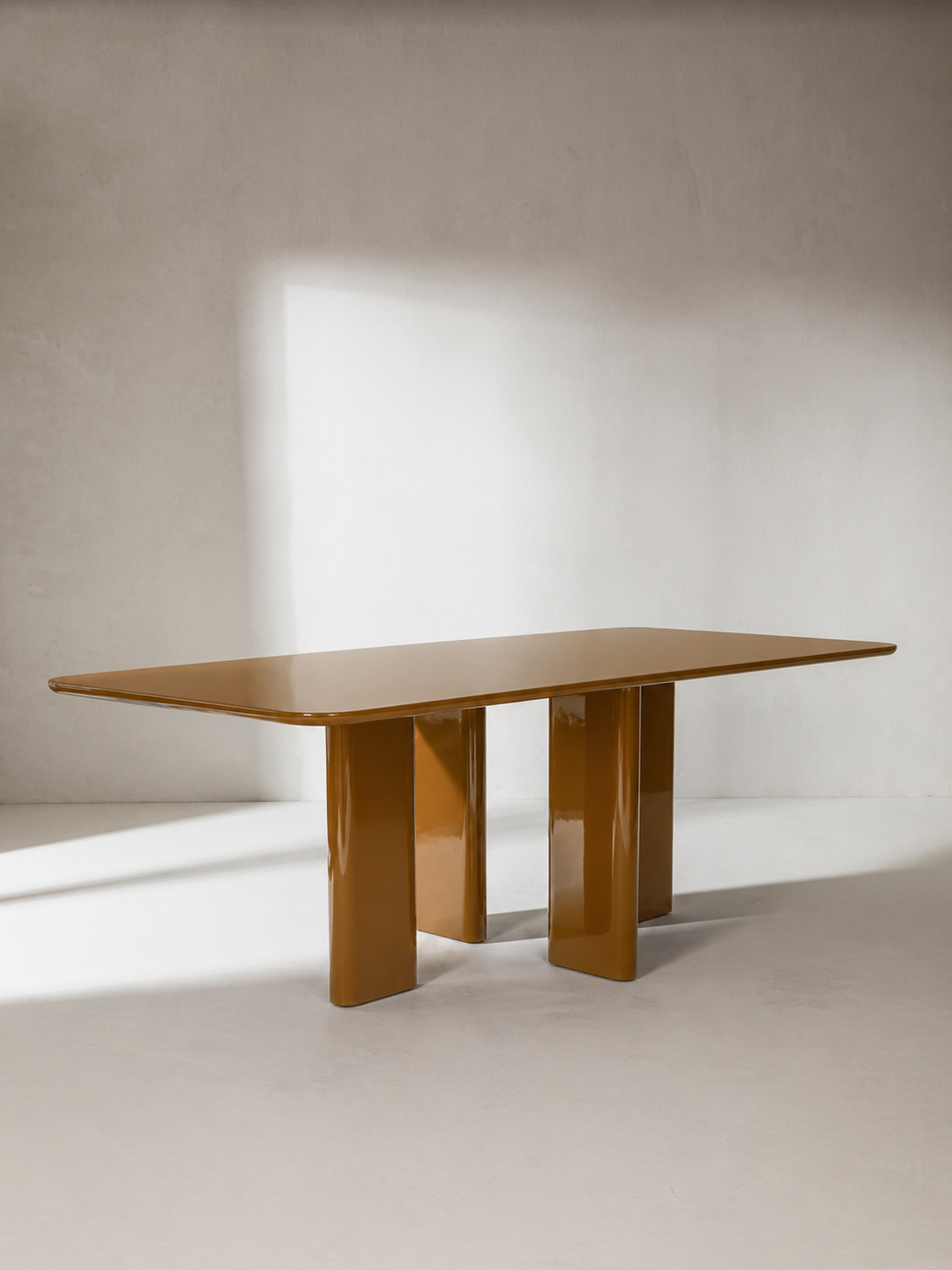 Lacquered dining table