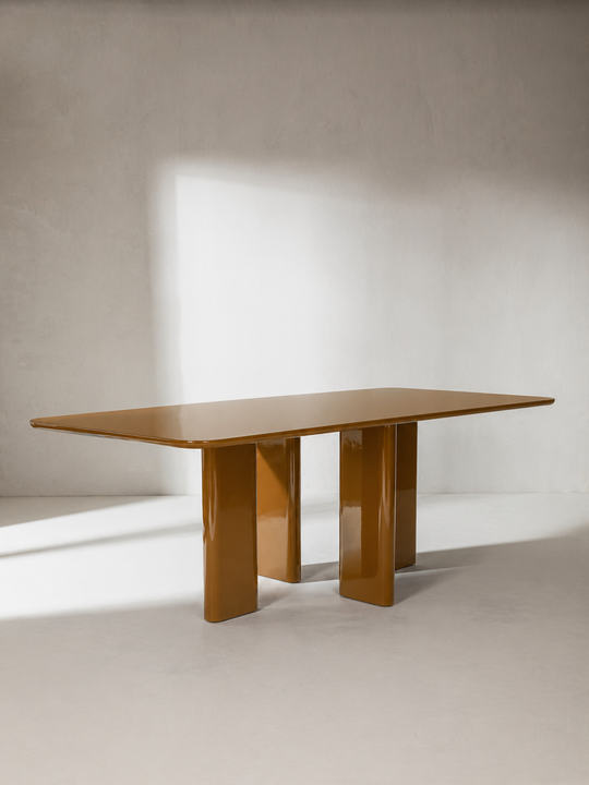 Lacquered dining table