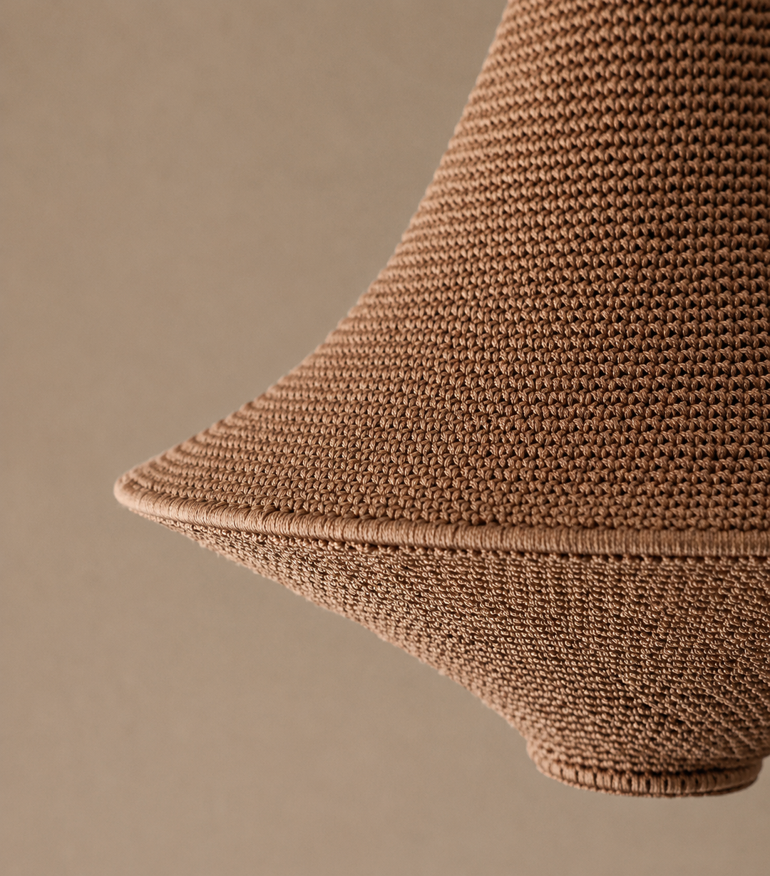 Crochet lamp W color Honey Large