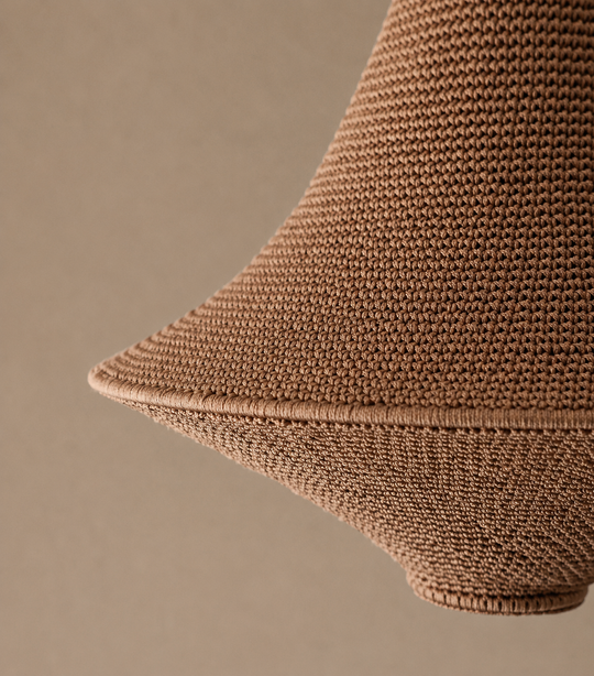 Crochet lamp W color Honey Large