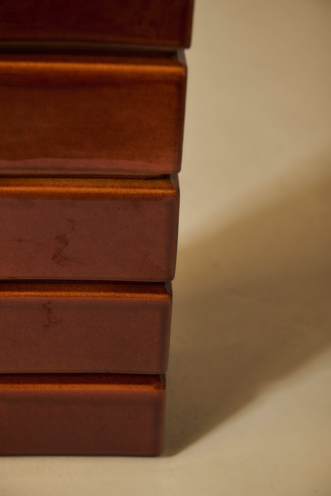 Tower floor lamp, noisette color