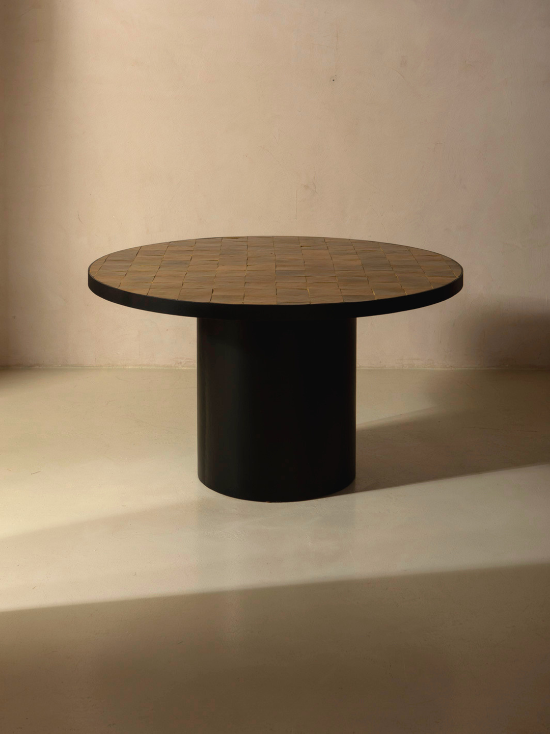 Zellige Olive Round Table 130cm diameter x 73cm