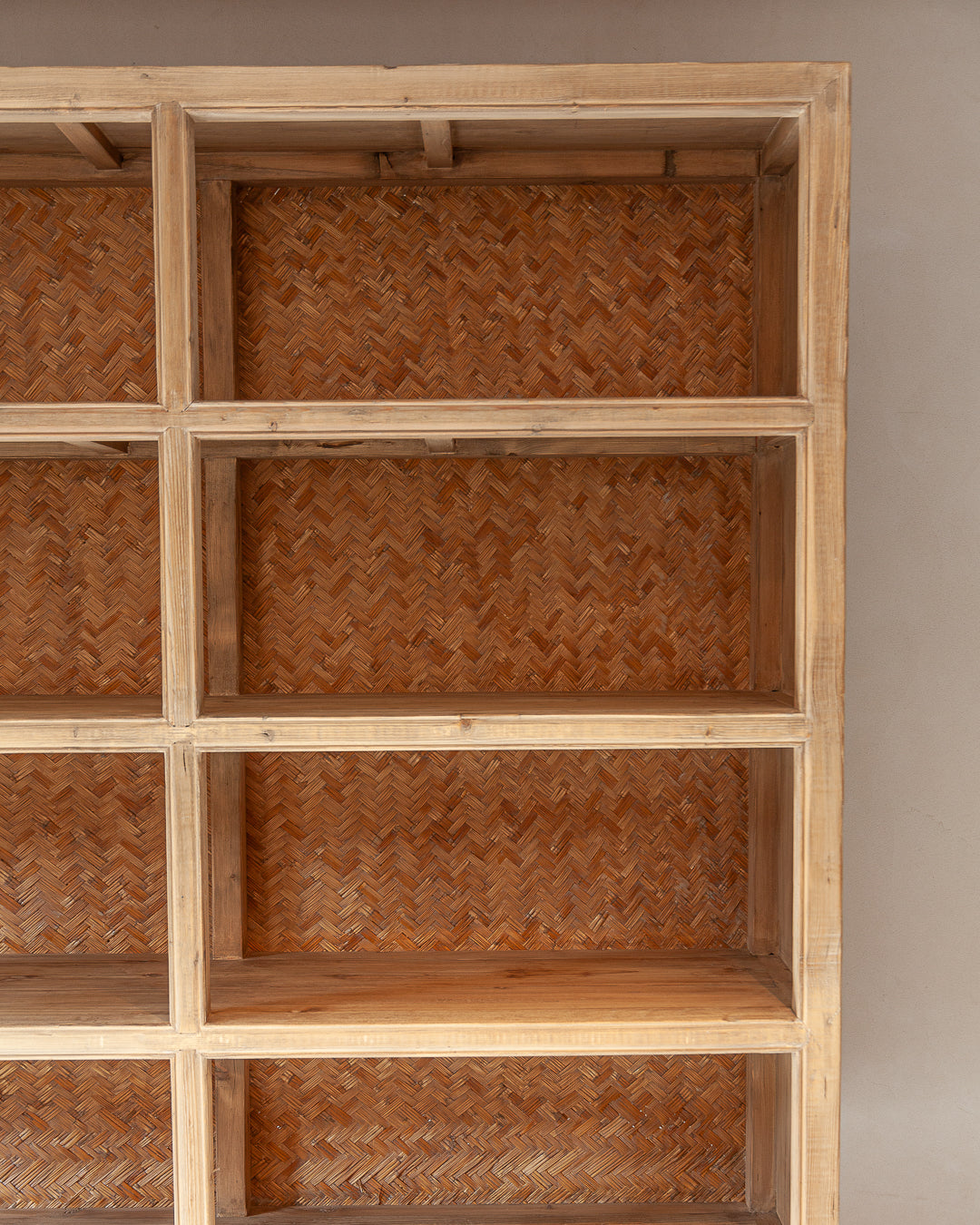 Elm wood shelf