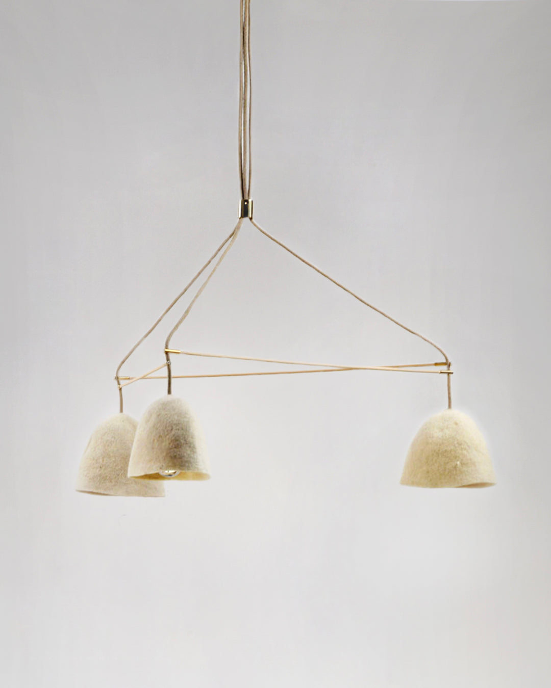 Ceiling lamp felt shades 3 lampshades