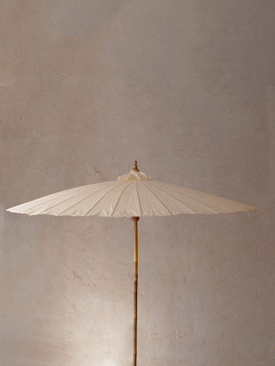White bamboo and waterproof umbrella 