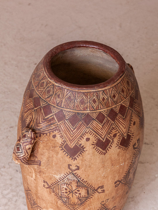 Pot Rif Marruecos s.XIX H63CM