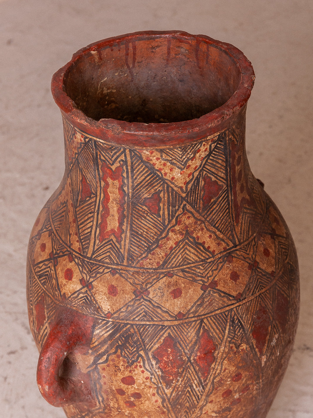 Pot Rif Marruecos s.XIX H67CM