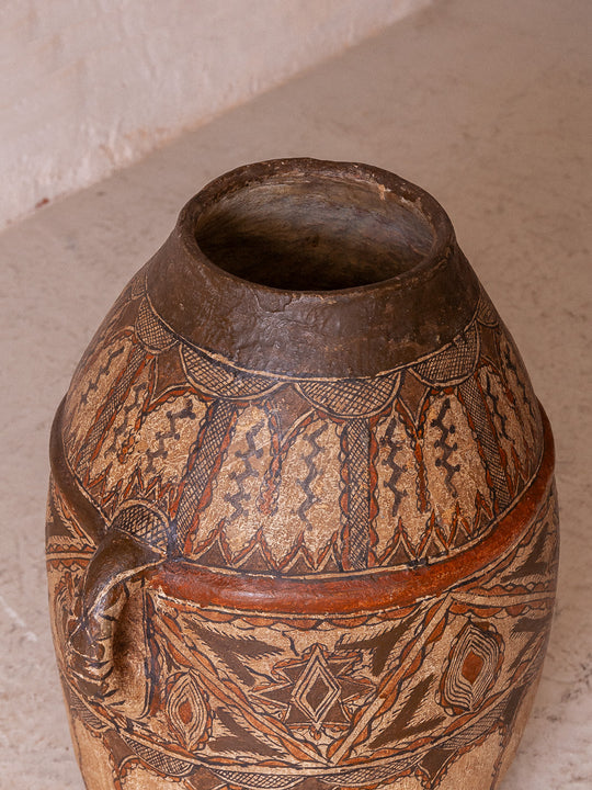 Pot Rif Marruecos s.XIX H70CM