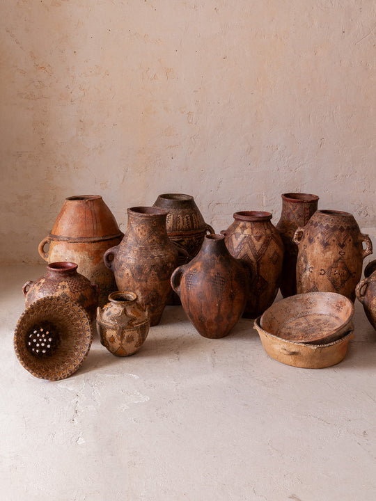 Pot Rif Maroc s.XIX H48cm