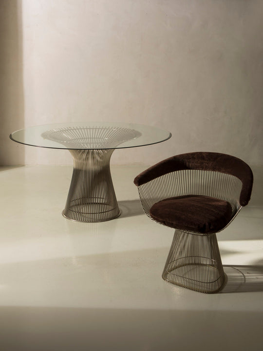 Juego comedor Warren Platner para Knoll años 60