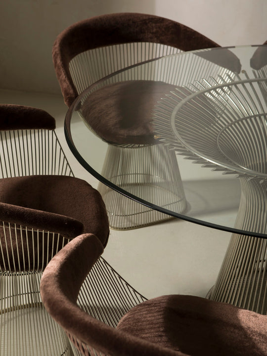 Juego comedor Warren Platner para Knoll años 60