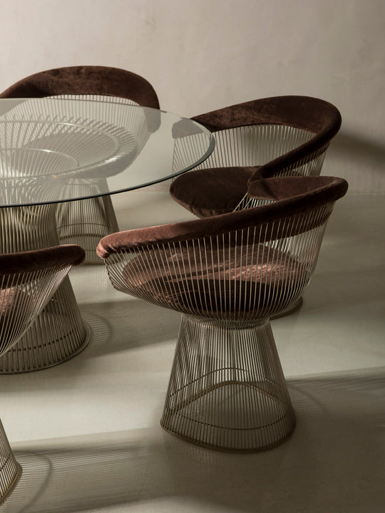 Juego comedor Warren Platner para Knoll años 60