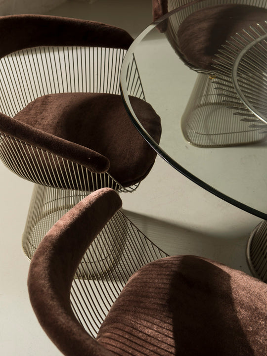 Juego comedor Warren Platner para Knoll años 60