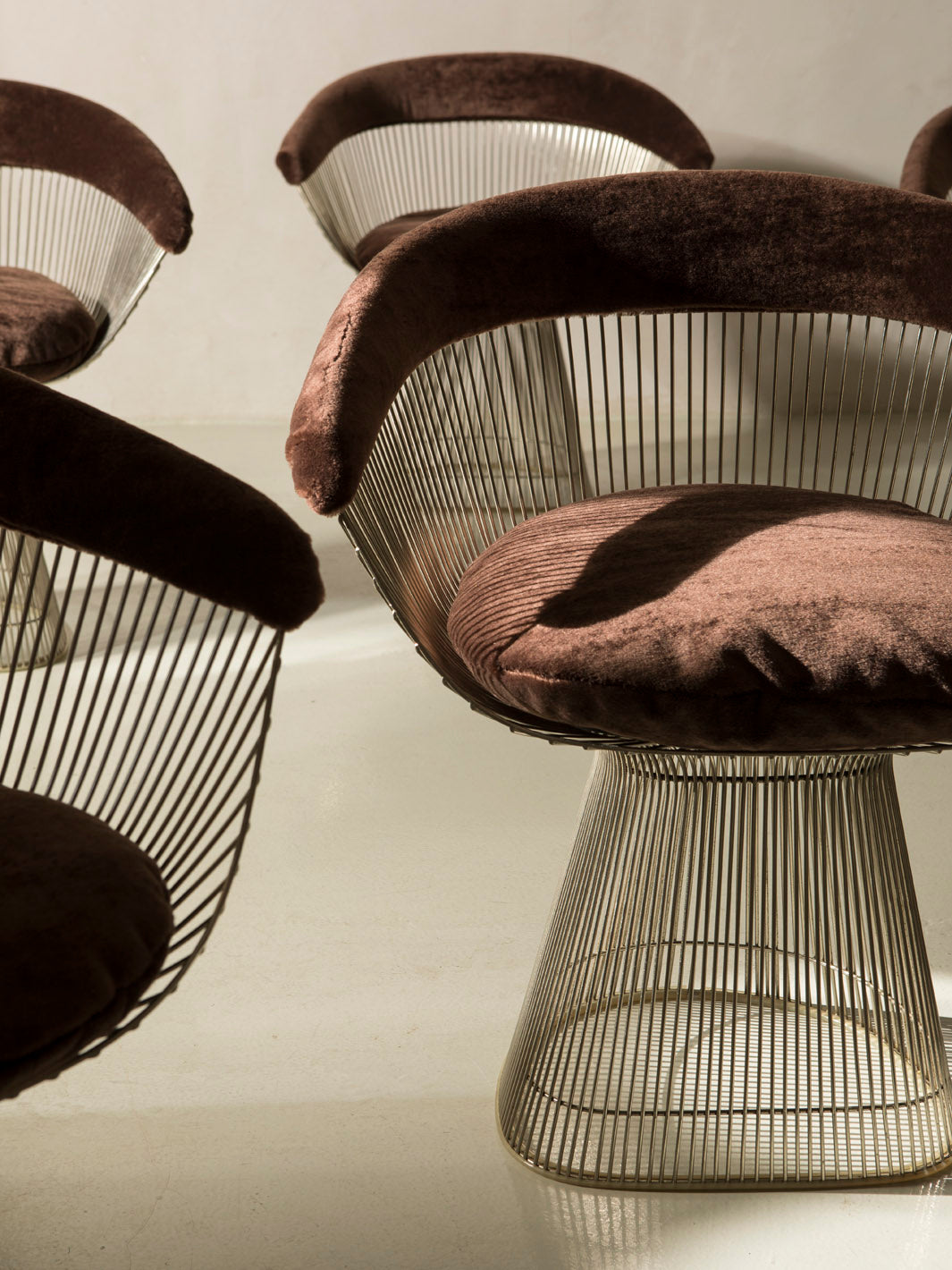 Juego comedor Warren Platner para Knoll años 60