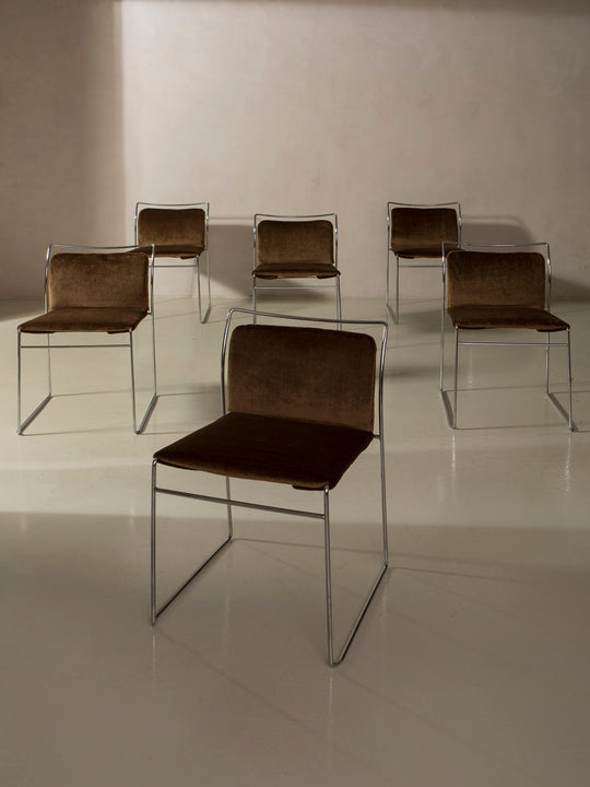 Juego 6 sillas "Tulu" de Kazuhide Takahama