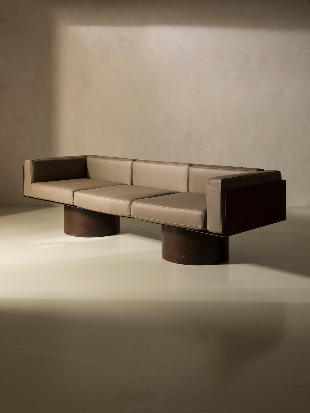 Set Sofá y butacas de acero corten