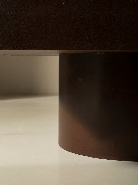 Set Sofá y butacas de acero corten