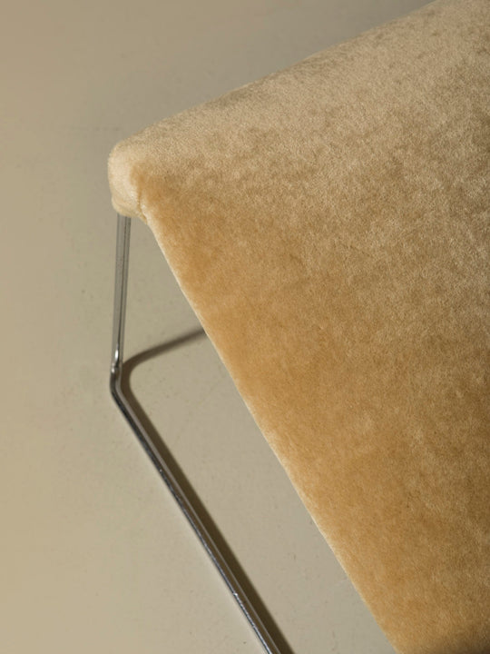 Butaca cromo años 60