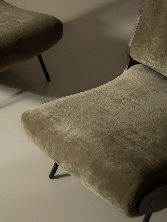 Pair of "836" armchairs by Gianfranco Frattini, 1960s