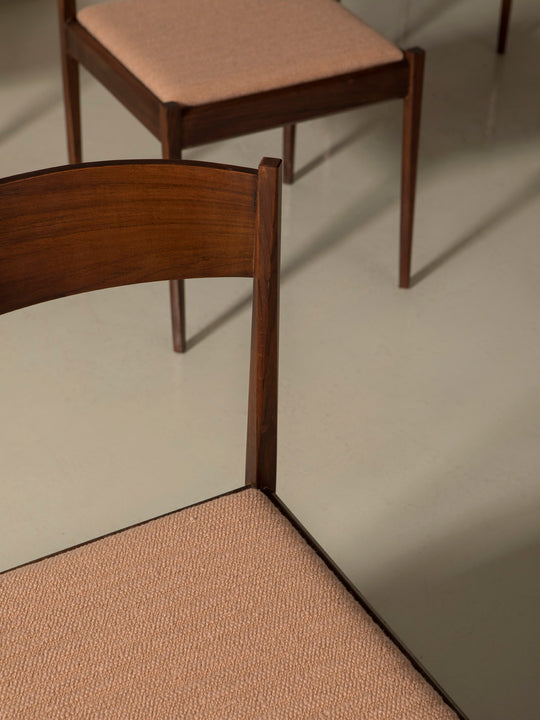 Juego de 6 sillas Palosanto años 50