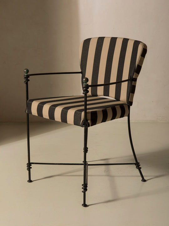 Juego 4 sillas hierro años 60