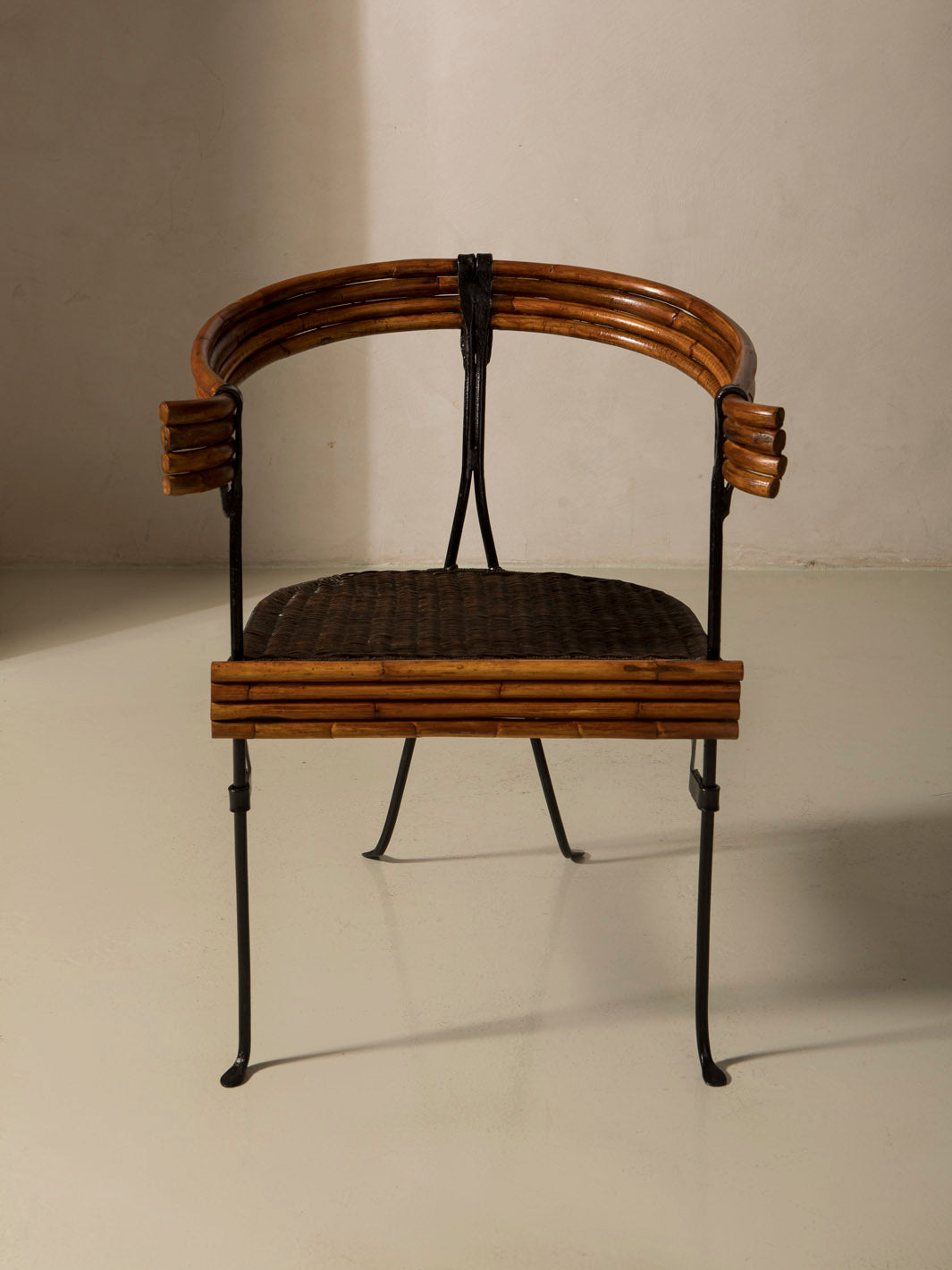 Pareja butacas bambú Italianas de los años 60