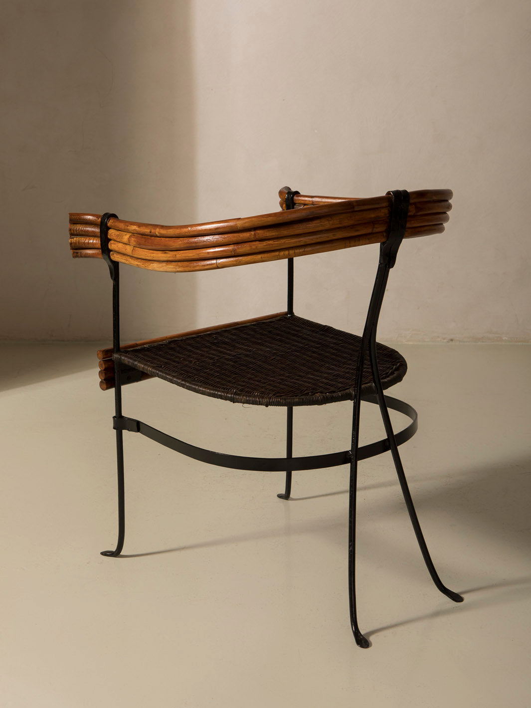 Pareja butacas bambú Italianas de los años 60