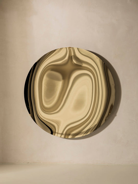 Concave bronze mirror 