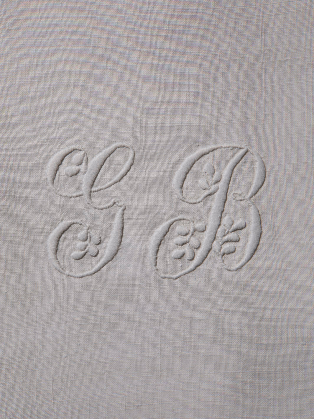 Juego de 10 servilletas de Damasco "GB"