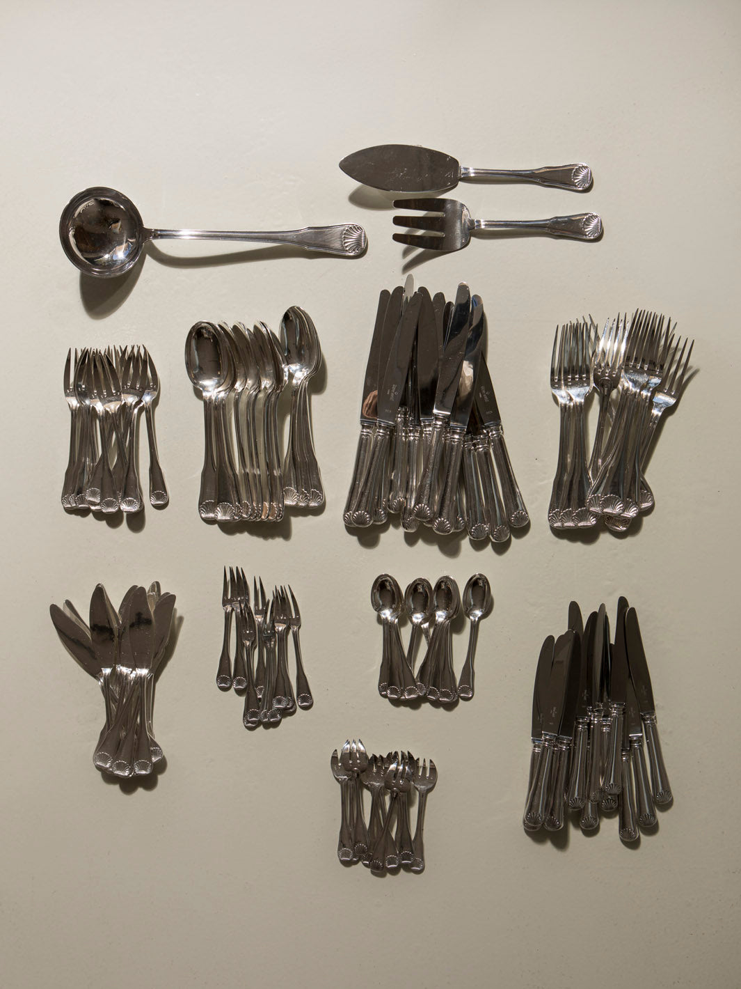 Cubertería francesa 12 personas años 40