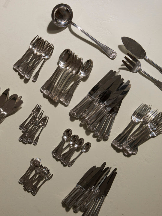 Cubertería francesa 12 personas años 40