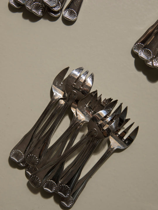 Cubertería francesa 12 personas años 40