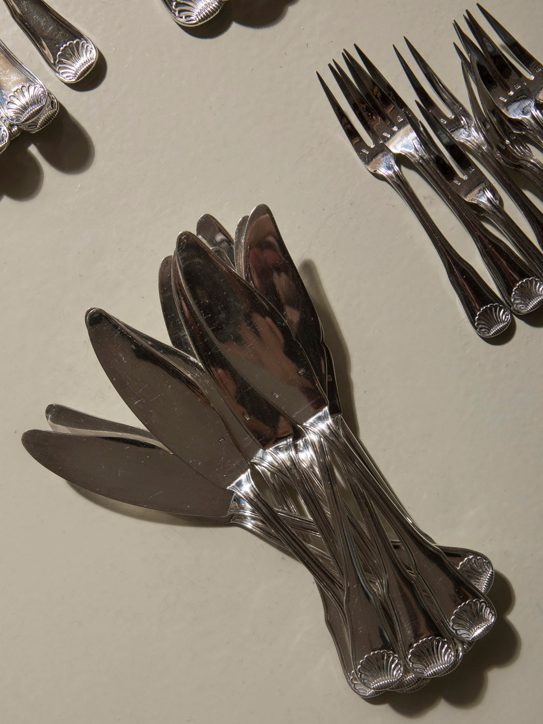 Cubertería francesa 12 personas años 40