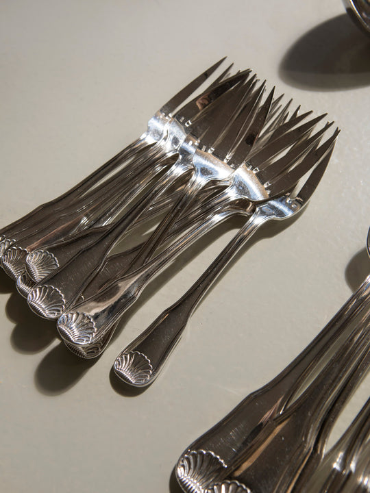 Cubertería francesa 12 personas años 40