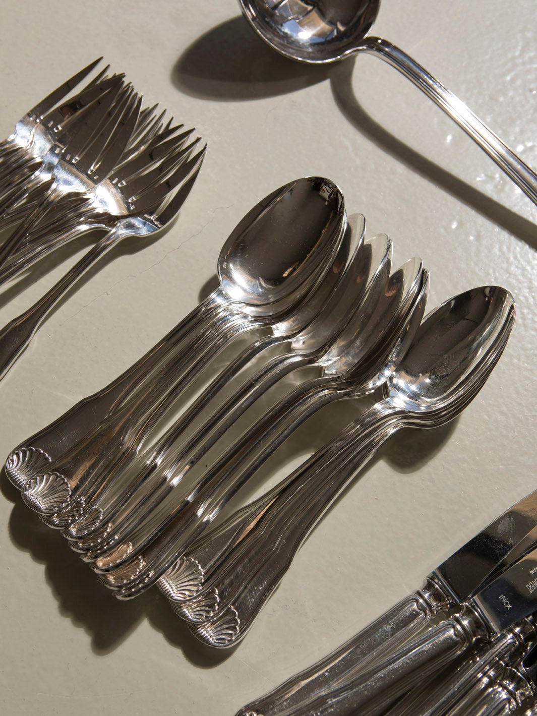 Cubertería francesa 12 personas años 40