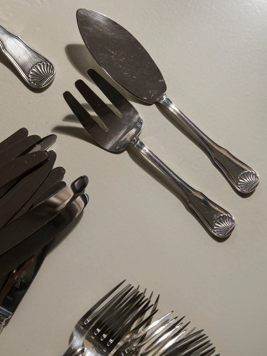 Cubertería francesa 12 personas años 40